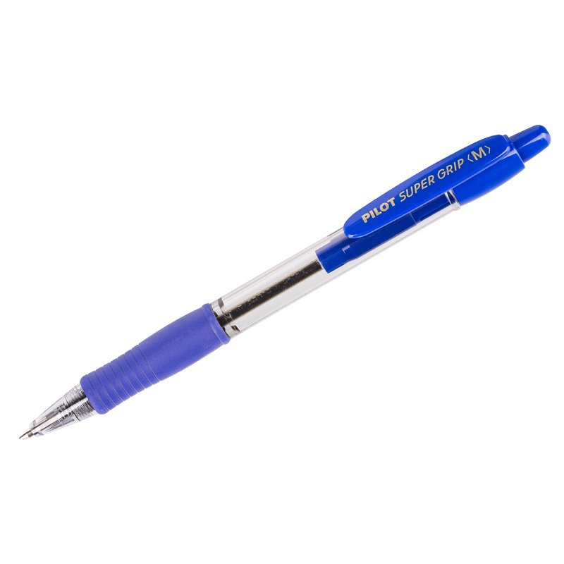 Ручка шариковая PILOT BPGP-10R-F авт.резин.манжет.синяя 0,32мм