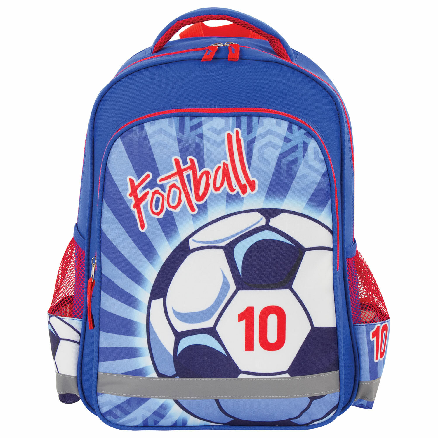 Рюкзак ПИФАГОР SCHOOL для начальной школы, «SOCCER BALL», 38×28×14 см, 228822