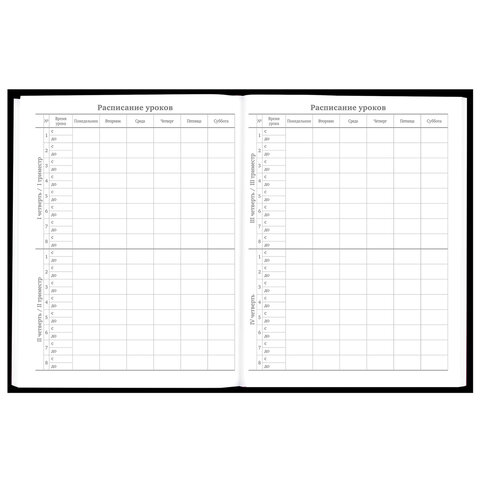 Дневник 5-11 класс 48 л., твердый, BRAUBERG, глянцевая ламинация, с подсказом, «Black»