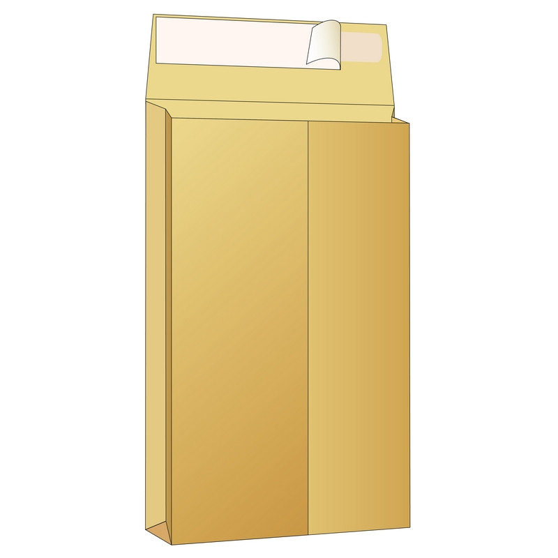 Пакет Крафт С4 стрип Extrapack 230х330х40, 250шт/кор