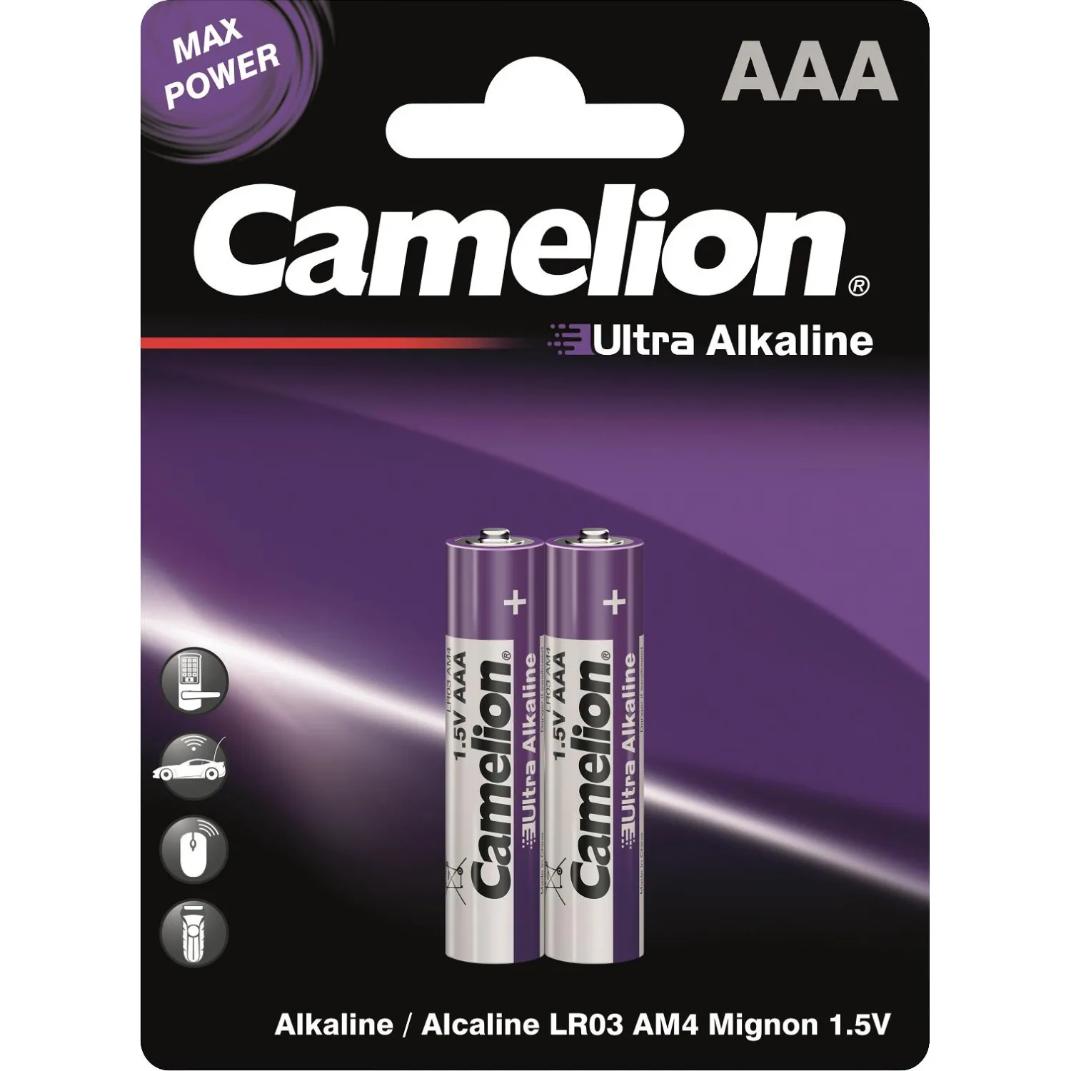 превью Батарейка AAA мизинчиковая Camelion Ultra (2 штуки в упаковке)
