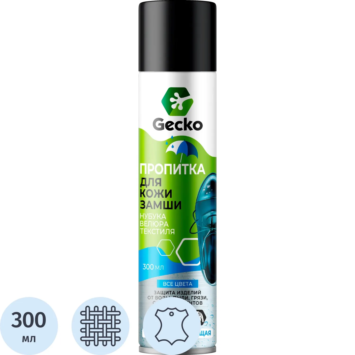 превью Пропитка водоотталкивающая Gecko 300 мл