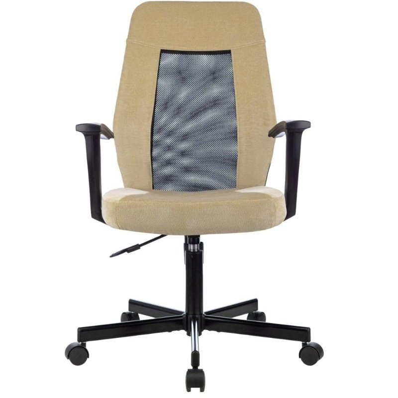 Кресло VB_EChair 225 PTW беж/черн Light-21 сетка/ткань металл