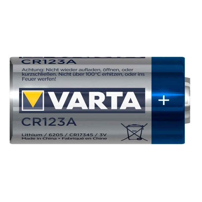 Батарейка Varta Professional CR123A 1шт Lithium 3V (6205) (1/10/100)