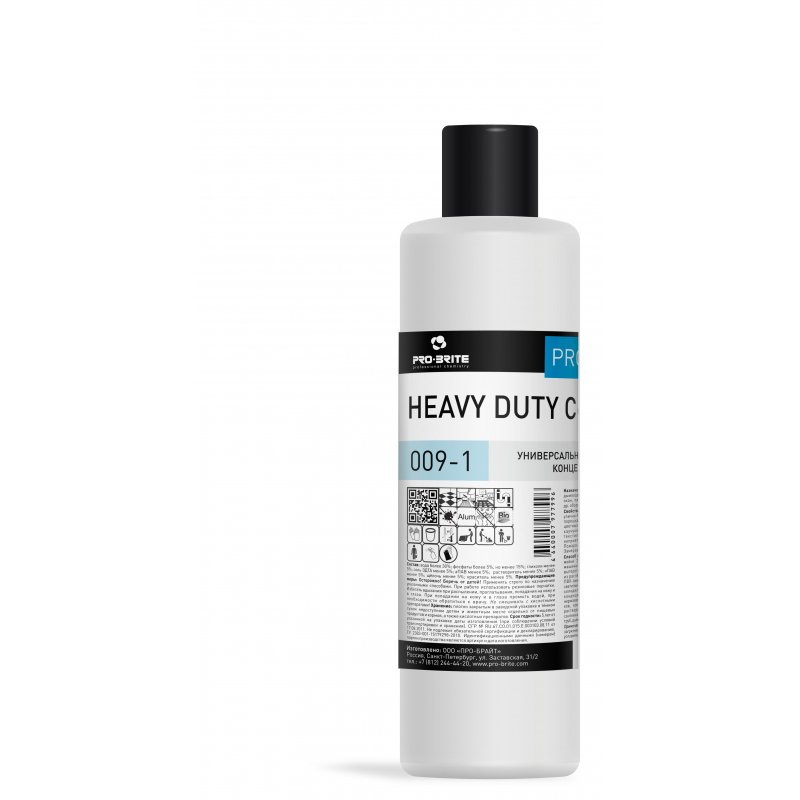 Профессиональное моющее средство Pro-Brite Heavy Duty Concentrate 1 л ...