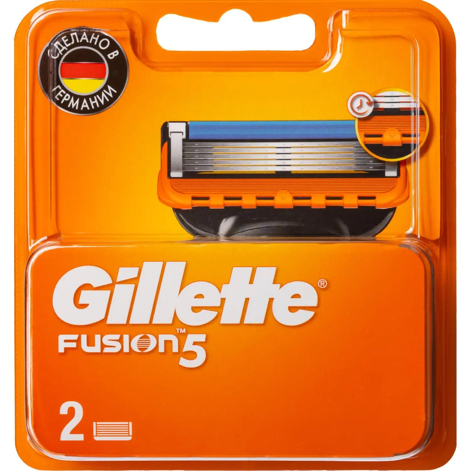 превью Сменные кассеты для бритья Gillette Fusion (2 штуки в упаковке)