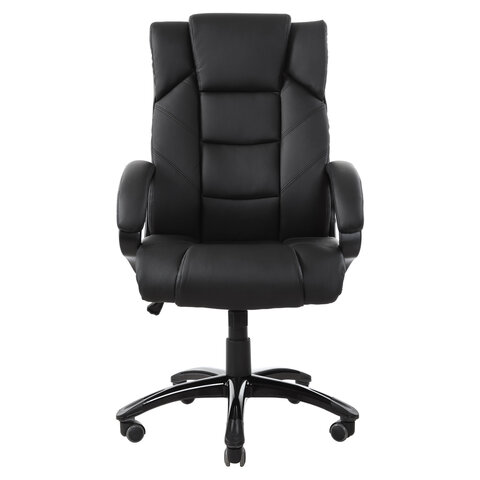 Кресло офисное BRABIX «Bliss MS-004»6 массажных модулейэкокожачерное532522