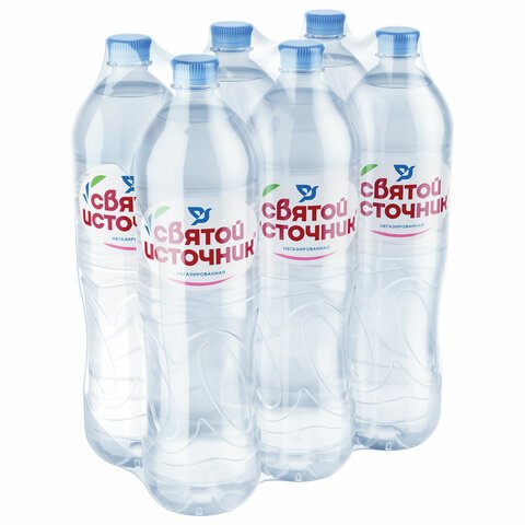 Вода негазированная питьевая СВЯТОЙ ИСТОЧНИК, 1.5 л, пластиковая бутылка