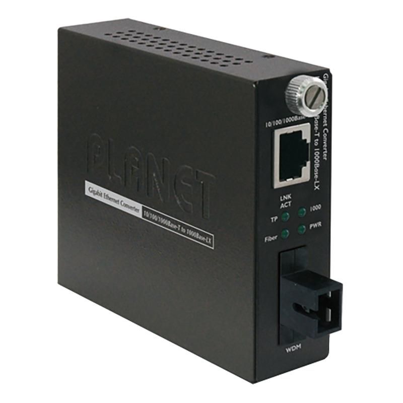 превью Медиаконвертер Planet 10/100/1000 to WDM Bi-direct Smart 15KM (GST-806A15)