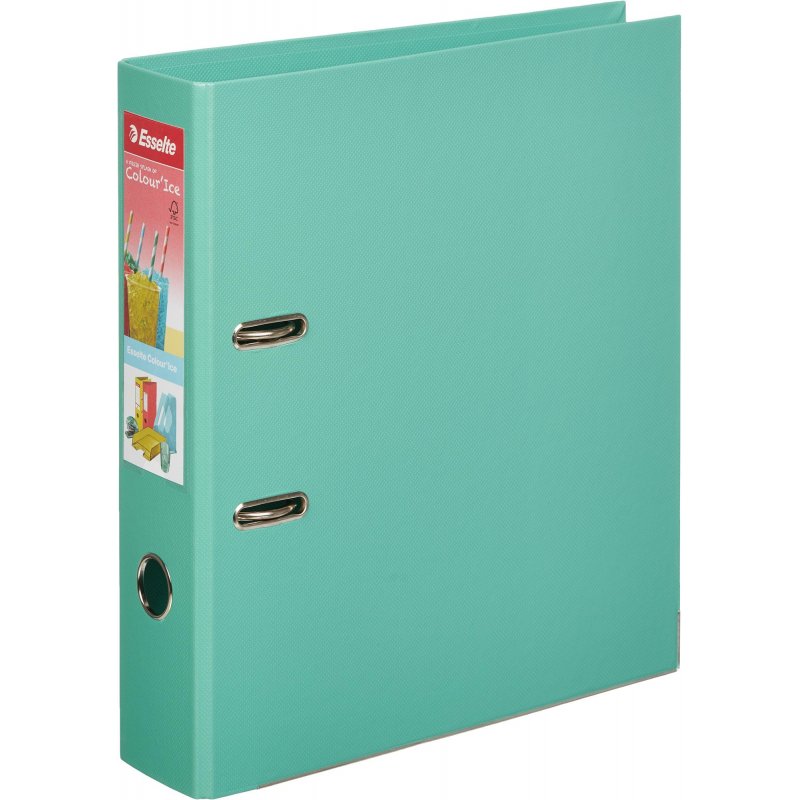 Папка с арочным механизмом Esselte Colour'Ice No.1 Power 75 мм зеленая