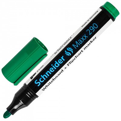 Маркер для досок Schneider зеленый (толщина линии 2 мм)