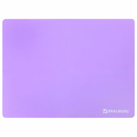 превью Настольное покрытие для труда и творческих занятий, силикон, BRAUBERG, фиолетовое, 30×40 см