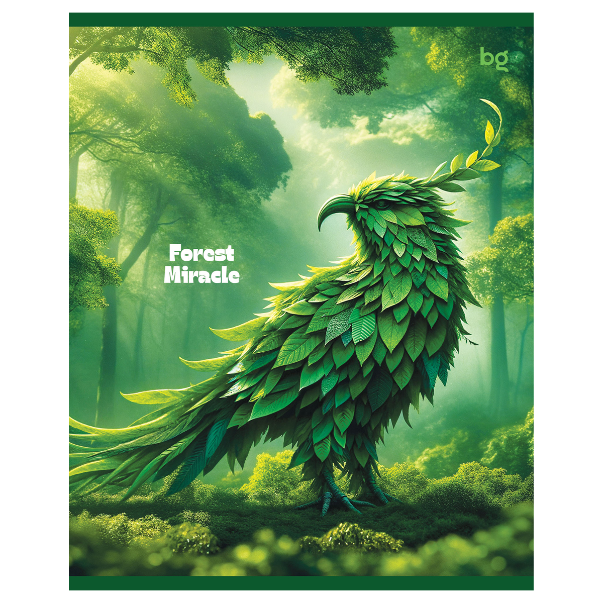 Тетрадь 96л., А5, линия BG «Forest miracle», эконом