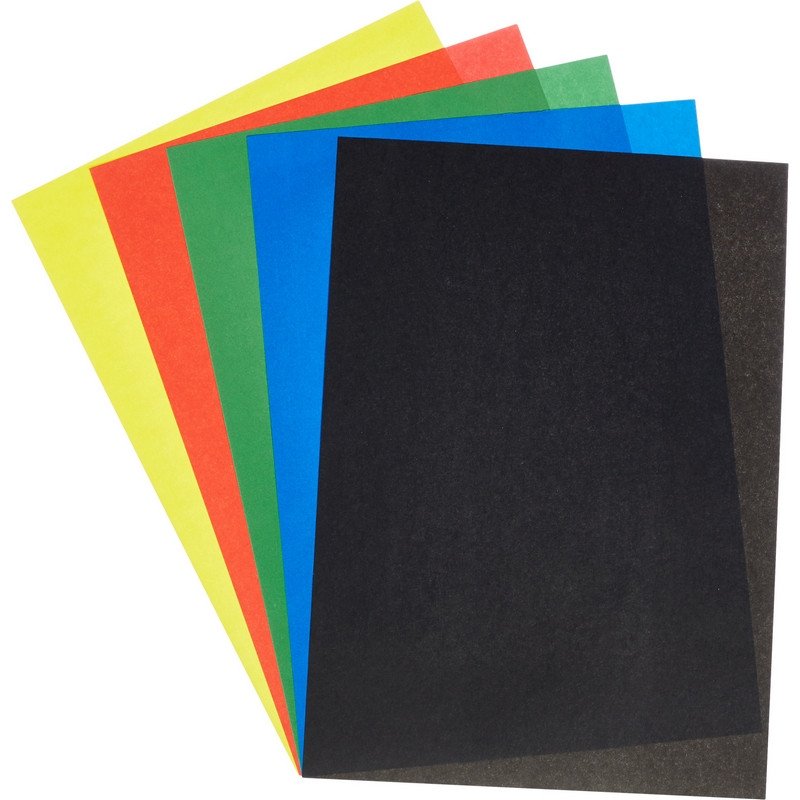 Бумага цветная №1 School Морские жители A4 5 листов 5 цветов