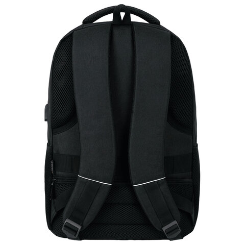 Рюкзак HEIKKI SECURE (ХЕЙКИ) универсальный, отделение для ноутбука, черный, 46×31x19 см