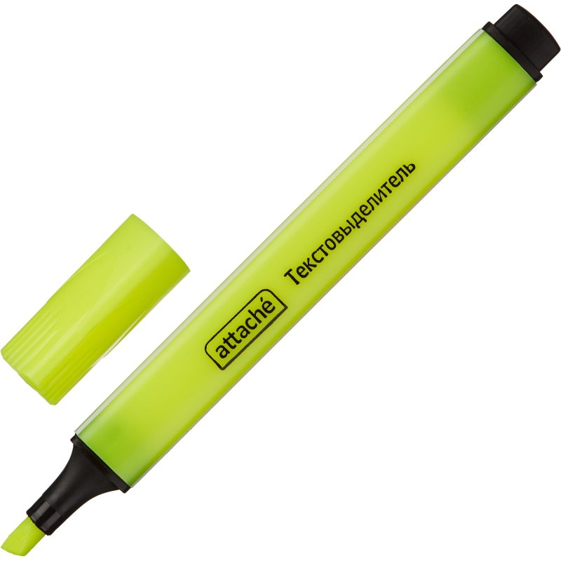 Текстовыделитель Attache желтый (толщина линии 1-4 мм) - купить в ...