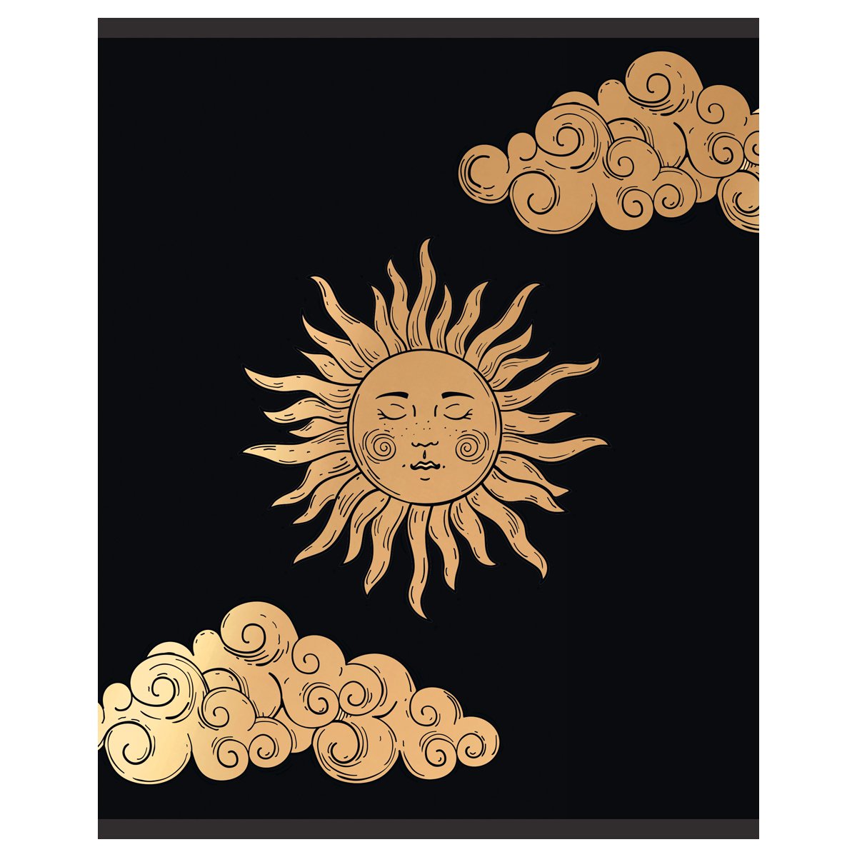 Тетрадь 48л., А5, клетка BG «Карты таро», матовая ламинация, тиснение фольгой