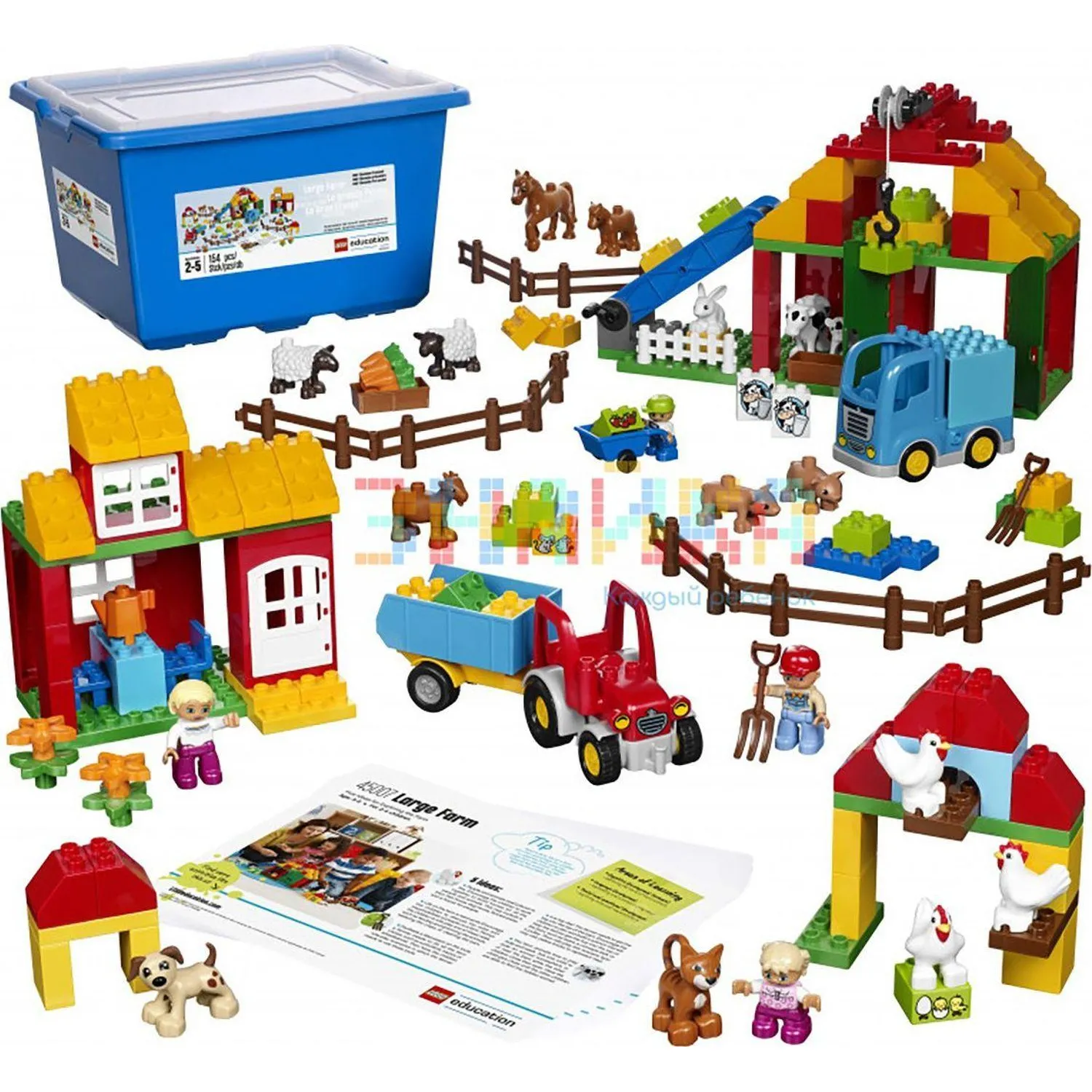 превью Набор Lego Большая ферма DUPLO 45007