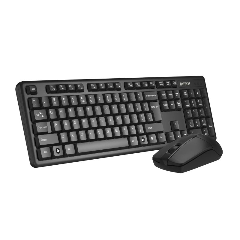 Набор клавиатура+мышь A4Tech (3330N) клав:черный мышь:черный USB беспроводн