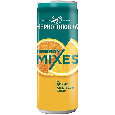 Лимонад Черноголовка Дикий апельсин-Юдзу 0.33 л ж/б
