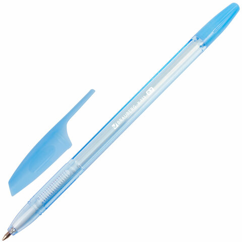 Ручка шариковая BRAUBERG «X-333 PASTEL», 12+1 В ПОДАРОК!, синяя, КОМПЛЕКТ 13 шт., узел 0.7 мм, линия письма 0.35 мм