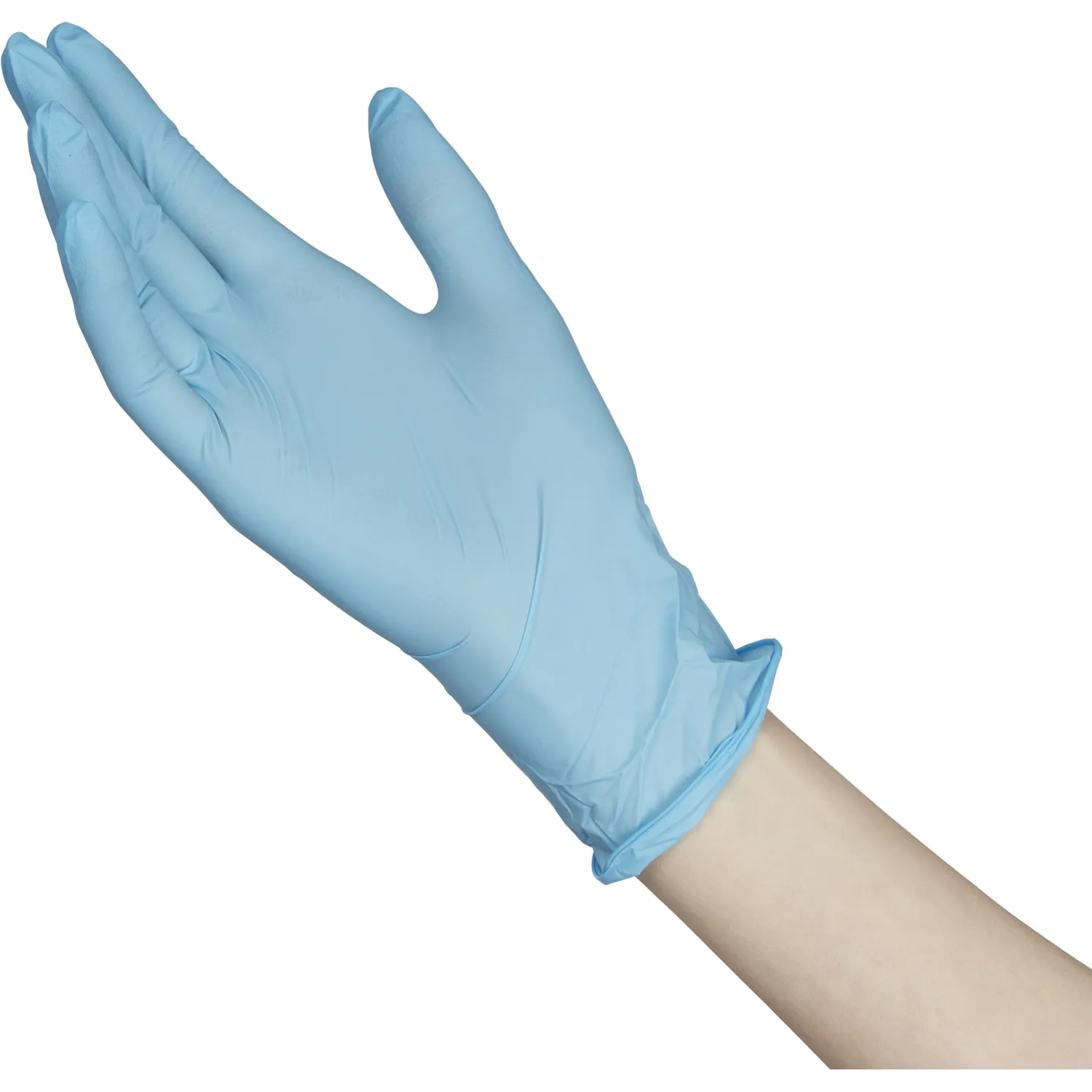 Перчатки нитрил., н/с, н/о, 3.5гр./шт, глб/глб уп. FOXY-GLOVES (S)50 пар/уп