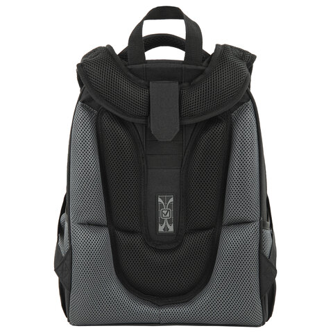 Ранец BRAUBERG PREMIUM, 2 отделения, с брелком, «Fast car», 38×29х16 см