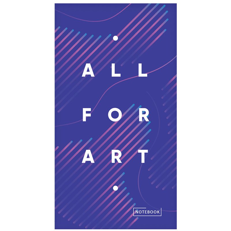 Блокнот А6 48л. на скрепке ArtSpace «Mono-trend. Микс»