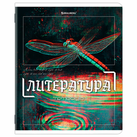 Тетради предметные, КОМПЛЕКТ 12 ПРЕДМЕТОВ, 48 л., глянцевый УФ-лак, BRAUBERG «GLITCH»