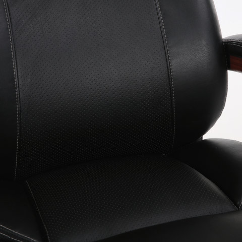 Кресло офисное BRABIX PREMIUM «Magnum EX-701», дерево, рециклированная кожа, черное