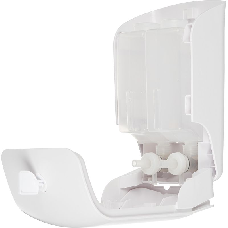Дозатор для жидкого мыла Luscan Professional Etalon 2×550мл белый