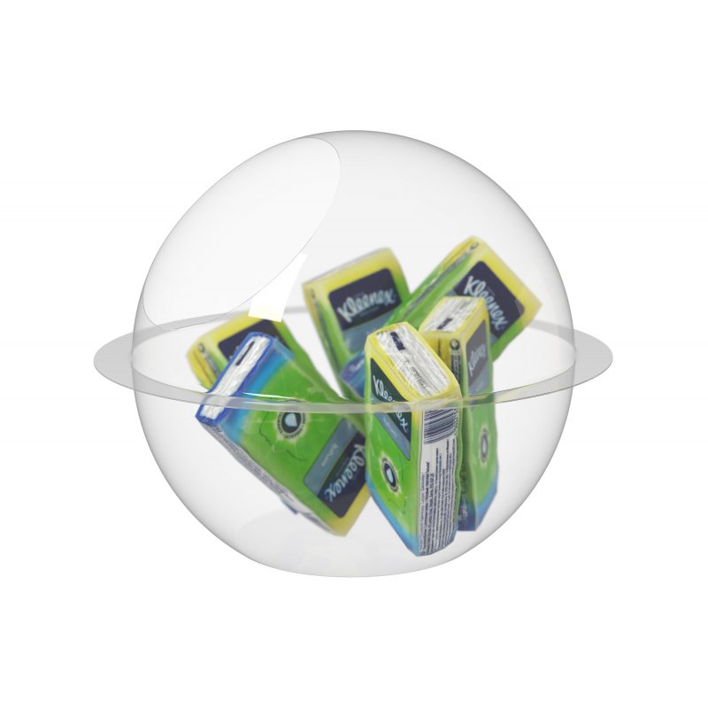 Дисплей полукруглый пластиковый для мелкого товара (струбцина и нижняя часть)