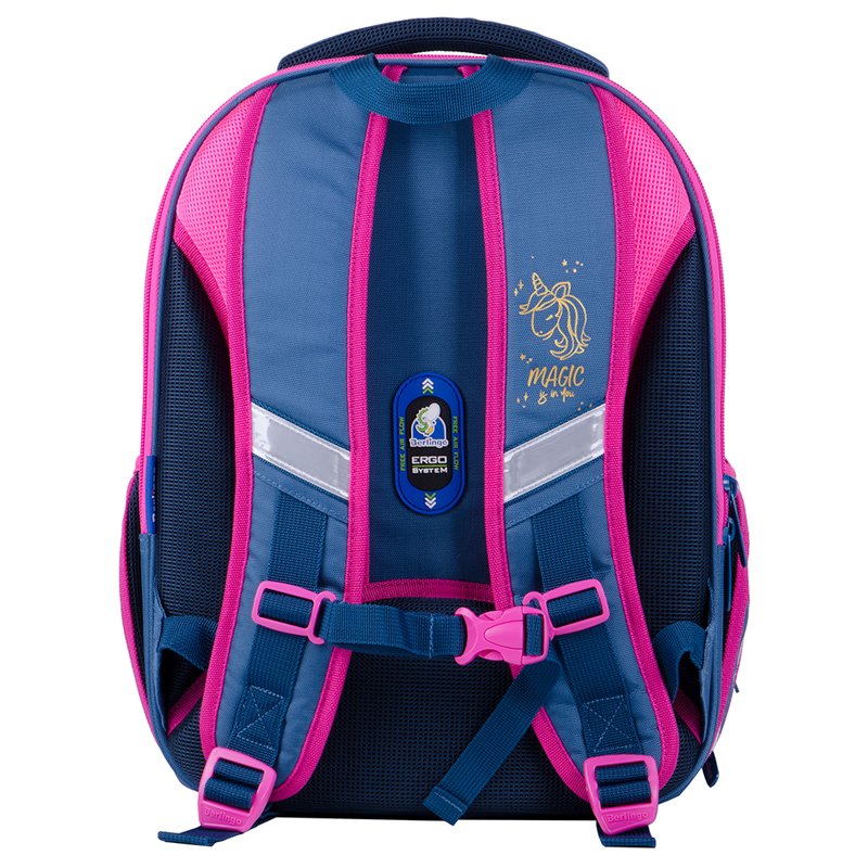 Ранец Berlingo Expert Plus «Magic» 37×28×18 см, 3 отделения, 2 кармана, анатомическая спинка