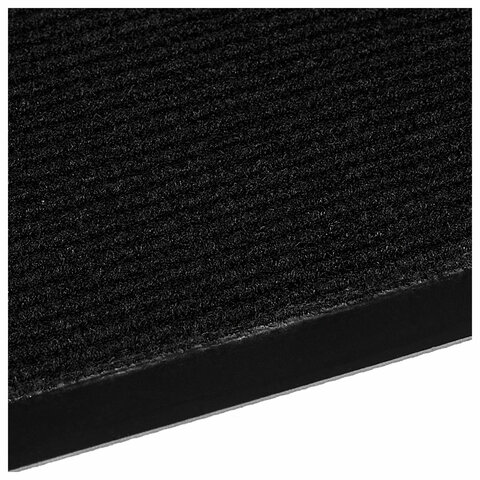 превью Коврик ДОРОЖКА 1.2×10 м, ЧЕРНЫЙ, влаго-грязезащита, 430 г/м2, ребристая, LAIMA EXPERT