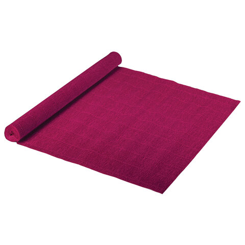 Бумага гофрированная (ИТАЛИЯ) 140 г/м2, темно-малиновая (984), 50×250 см, BRAUBERG FLORE