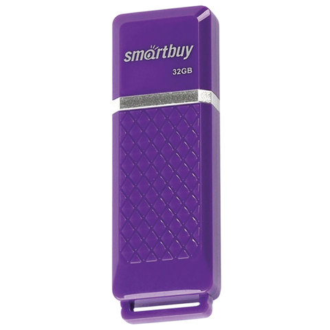 превью Флэш-диск 32 GB, SMARTBUY Quartz, USB 2.0, фиолетовый