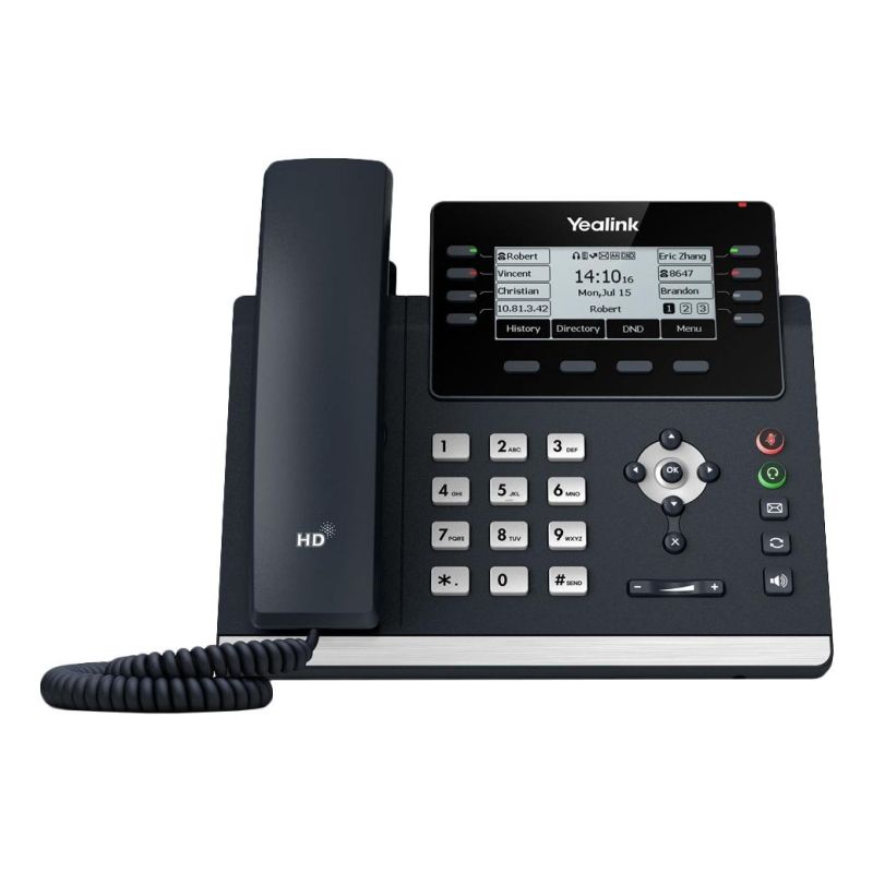 превью Телефон Yealink (SIP-T43U)12 аккаунтов, 2 порта USB, BLF, PoE, GigE, без БП
