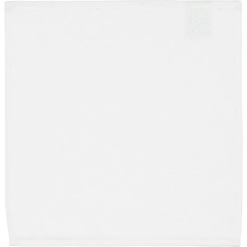 Полотенце Luscan махровое 30×30, 450 гр/м2, Oтель белый, Турция, 10 шт/уп
