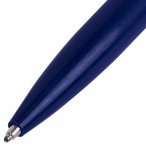 Ручка шариковая автоматическая BRAUBERG X17 BLUE, СИНЯЯ, корпус синий, стандартный узел 0.7 мм, линия письма 0.5 мм