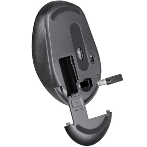 Мышь беспроводная DEFENDER Auris MB-027, USB, 3 кнопки + 1 колесо-кнопка, оптическая, черная