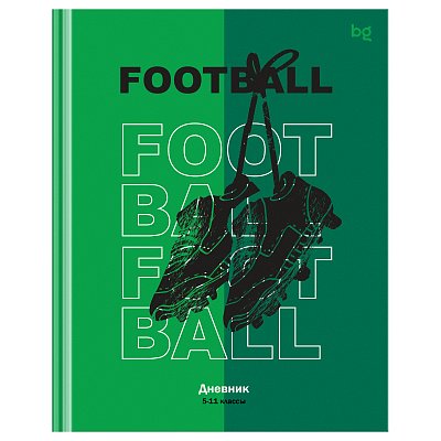 Дневник 5-11 кл. 48л. (твердый) BG «Football», матовая ламинация