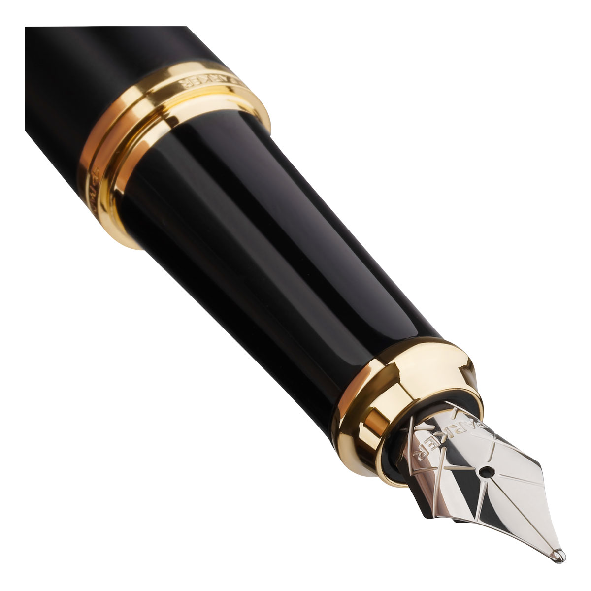 Набор Parker «Urban Duo»: ручка шариковая Urban Black GT, синяя, 1.0мм + перьевая ручка Urban Black GT