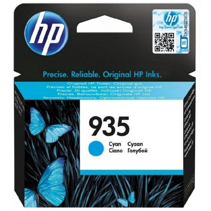 превью Картридж струйный HP C2P20AE 935 голубой оригинальный
