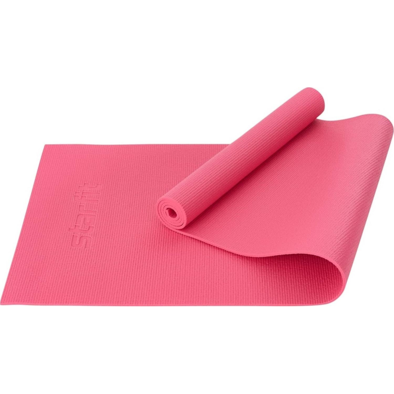 Коврик для йоги STARFIT FM-101 PVC, 0.6 см, 183×61см, розов, ЦБ-00001687