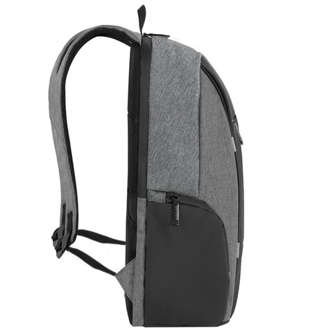 Рюкзак HEIKKI OUTLOOK (ХЕЙКИ) универсальный, отделение для ноутбука, серый, 46×32x16 см