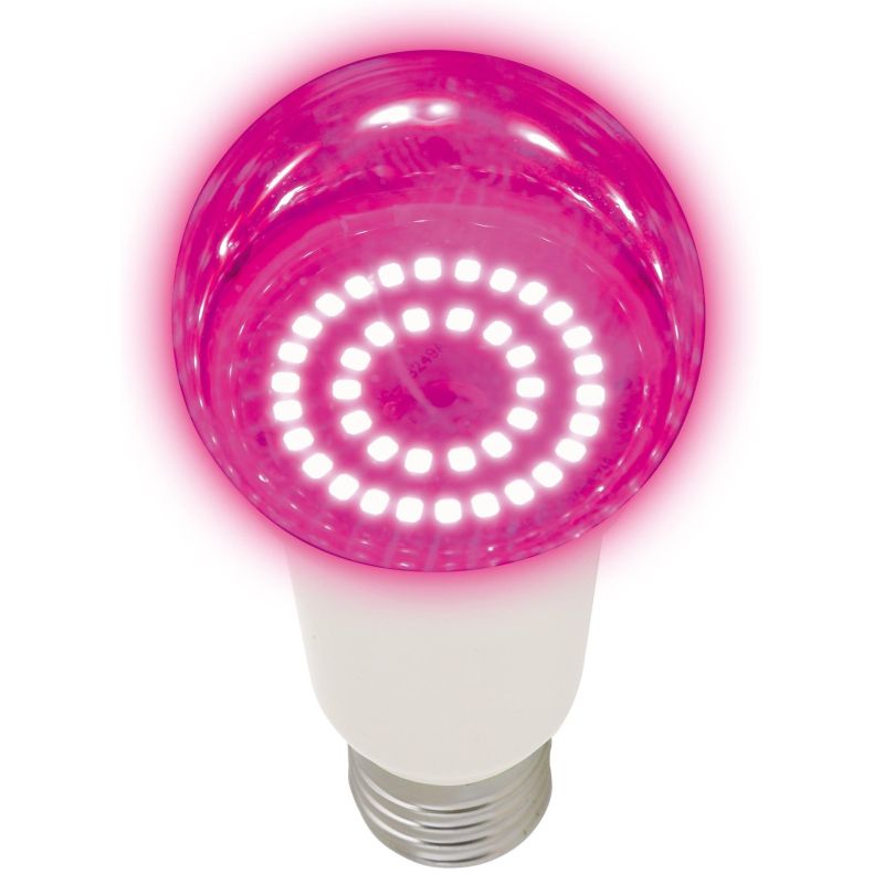 Фитолампа Uniel LED-A60-15W/SPSB/E27/CL PLP30WH форма A, прозрачная