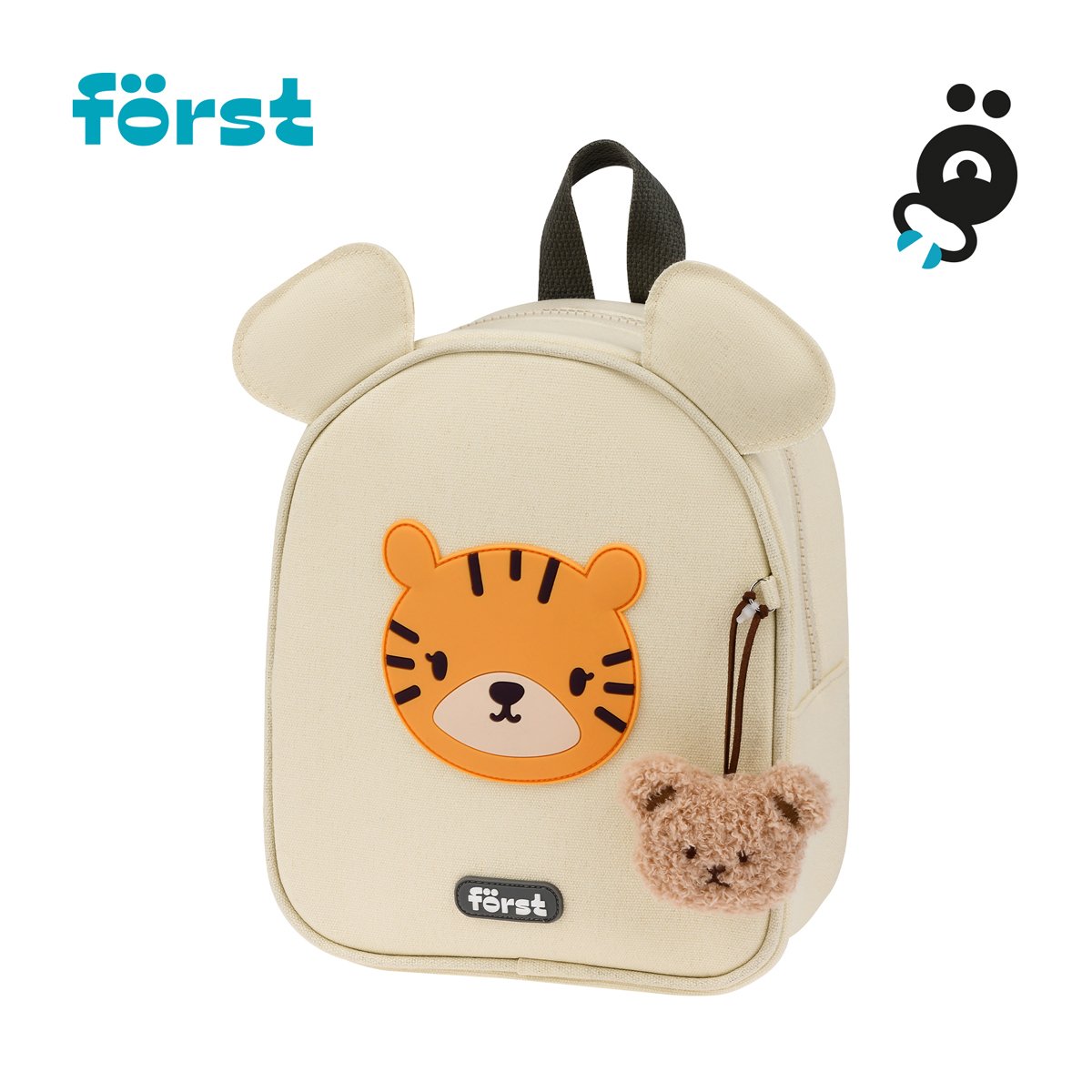 Рюкзак Först F-Kids «Little tiger» 25×21×10см, 1 отделение, уплотненная спинка