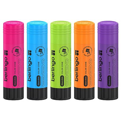 Клей-карандаш Berlingo «Color Zone», 15г, ПВП