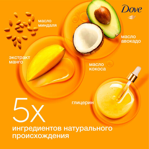 Подарочный набор DOVE «Глубокое питание и восстановление» Шампунь 250 мл + Бальзам 200 мл