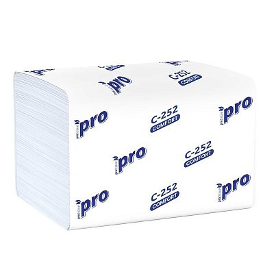 Салфетки бумажные Protissue N4 15×21 см белые 1-слойные 20 пачек по 200 листов
